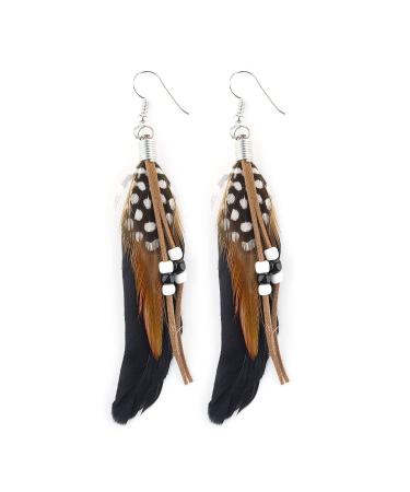 Buy Indian Headband | Czemo Boho Feather & Tassel Hairband for Women Hippie Peacock Style - Buy Online on GoSupps.com