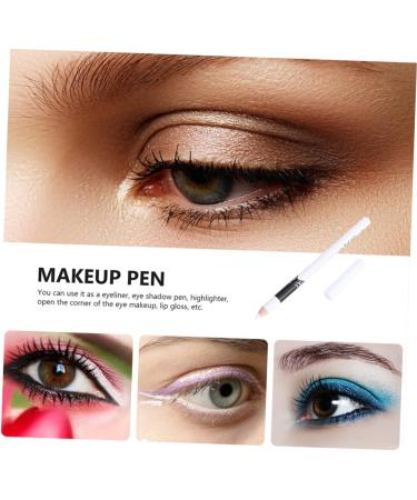 Beatifufu 24pcs Eyeliner Pencil Makeup Tools Liquid Eyebrow Pen Iluminador Makeup Woman White Wooden Pole - Buy Online on GoSupps.com