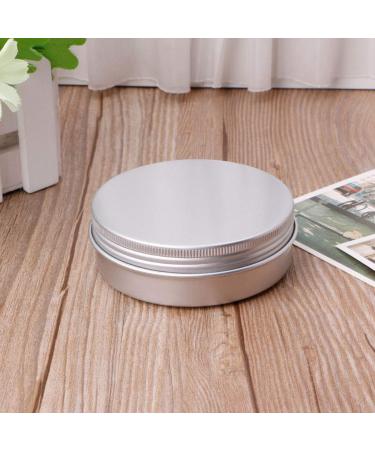 GUMEI 5-120ml Empty Aluminum Cosmetic Pot | Silver Tin Container with Lid - Ideal for Travel & Storage - Buy Online on GoSupps.com