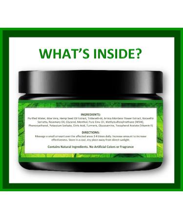 Potent Garden Hemp Cream Relief - Soothing Muscle Cream for Knees  Back & Feet - 4 OZ - Buy Online on GoSupps.com