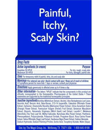 Psoriasis Care+ Natural Moisturizer for Itch and Pain Relief - Reduces Redness, Scaling and Flaking on Body & Scalp - Unscented, Non-Toxic - 2oz - Buy Online on GoSupps.com