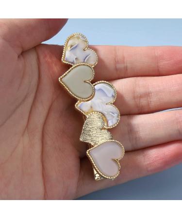 Yheakne Heart Hair Clip - Cute Green Hair Clip for Women & Girls | International Shipping Available - Buy Online on GoSupps.com