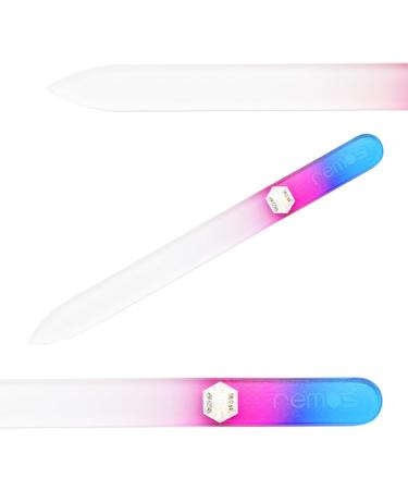 REMOS Real Tempered Glass Nail File - Double-Sided Blue-Purple - Buy Online on GoSupps.com