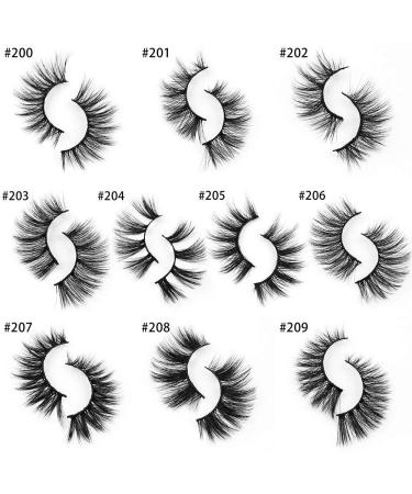 10 Pairs Mixed 3D Faux Mink Lashes - Long Volume False Eyelashes for Makeup Extensions - Buy Online on GoSupps.com