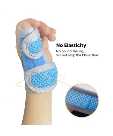 Kids Left Thumb Splint - Adjustable Wrist Stabilizer for Arthritis Tendonitis & Injuries | Best Support for Children - Buy Online on GoSupps.com