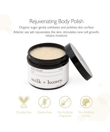 Milk + Honey Exfoliating Body Polish No. 5 - Coconut Vanilla & Lemon | Unisex Body Scrub - 7 oz - International Shipping Available - Buy Online on GoSupps.com