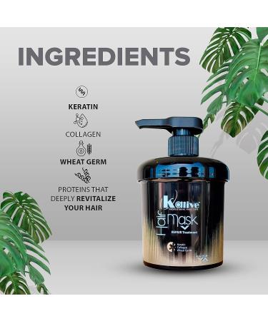 KALIVE Hair Mask 16 Oz - Repairing Treatment for Dry and Damaged Hair, Deep Moisturizing Hair Care Product - Buy Online on GoSupps.com
