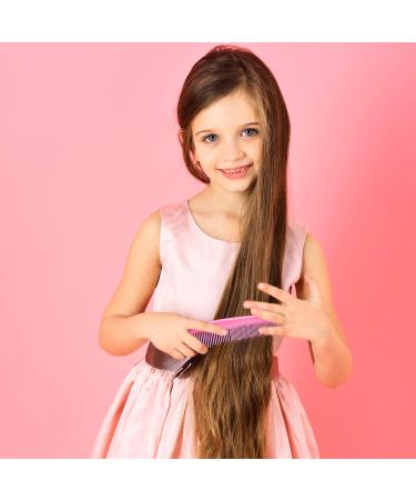 12-Piece Colorful Hair Combs Set for Kids, Women, and Men - Plastic Fine Dressing Comb in Yellow, Purple, Green, Blue, Red, and Pink - Buy Online on GoSupps.com
