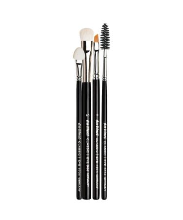 Da Vinci Smokey Eyes Brush Set - 4 Handmade Brushes with Makeup Instructions | Premium Quality from Germany - Buy Online on GoSupps.com