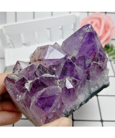 Natural Dream Amethyst Quartz Crystal Cluster Amethyst Geode Specimen Suitable for Home Garden Decor Crystal Cluster (Color : Amethyst Size : 100g) 100g Amethyst - Buy Online on GoSupps.com
