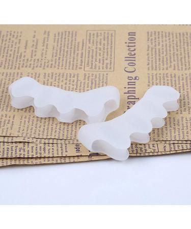 Bunion Toe Separators 2 Pairs - Silicone Gel Straightener for Men & Women | Pain Relief & Toe Alignment for Sports, Yoga, and Running - Buy Online on GoSupps.com