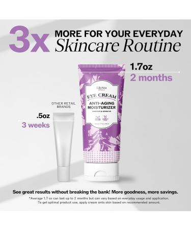 LilyAna Naturals Eye Cream 1.7oz and Charcoal Face Scrub 3oz Bundle - Buy Online on GoSupps.com