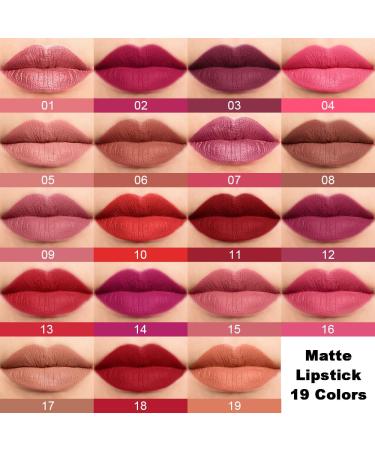 BINGBRUSH Smooth Longwear Lipstick Pack Set - Matte Color Stick & Waterproof Velvet Lipgloss Lip Stain for Ultimate Makeup Collection - International Shipping Available - Buy Online on GoSupps.com