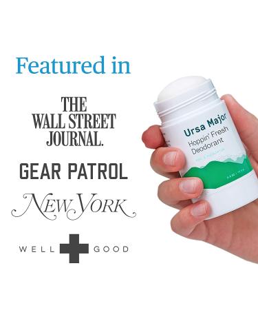 Ursa Major Hoppin Fresh Natural Deodorant - Aluminum-Free, Non-Staining, Cruelty-Free - 2.6 oz (Pack of 1) - Buy Online on GoSupps.com