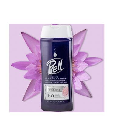 Prell Lotus Flower Color Safe Strengthening Purple Shampoo - 13.5 fl. oz for All Hair Types | International Shipping Available - Buy Online on GoSupps.com
