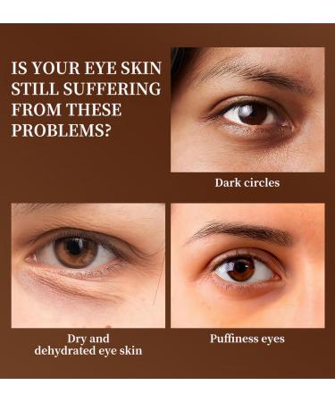 Caffeine Under Eye Repair Cream for Dark Circles - Eye Care Cream for Women - Facial Massage Cream - Hyaluronic Acid - Moisturizing Firming Elasticity (50g) - Buy Online on GoSupps.com