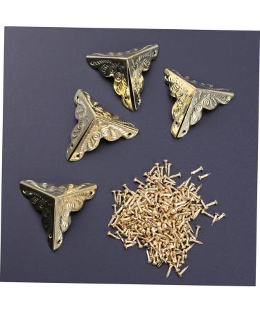 Angoily 90 pcs Box Retro Decor Metal Shelf Brown Decor Furniture Antique Jewelry Box Accessories Vintage - Buy Online on GoSupps.com