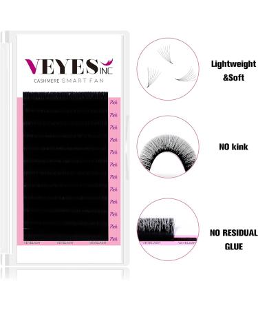 VEYES Cashmere Easy Fan Lashes Volume Lash Extensions 0.03-0.07 C/CC/D Curl Mixed & Single Length Self Fanning Lashes Automatic Blooming for Professional Russian Lashes Matte Black (0.05 C 8-16mm) C-0.05 8-16mm - Buy Online on GoSupps.com