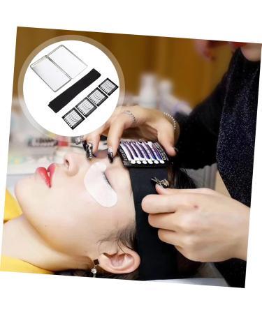 Shop 1 Set Grafting Eyelash Tools - Crystal Tray Lash Holder Pad & Fabric Headband for Expert Eyelash Extensions | International Shipping Available - Buy Online on GoSupps.com