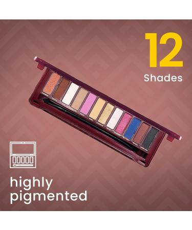 Cherry 2 12 Color Eyeshadow Palette - Highly Pigmented Eye Shadow Makeup - Buy Online on GoSupps.com