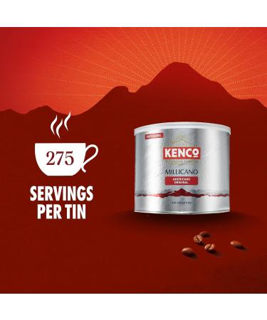 Kenco Millicano Americano Instant Coffee 500g Tin - Unflavoured | Pack of 1 - Buy Online on GoSupps.com