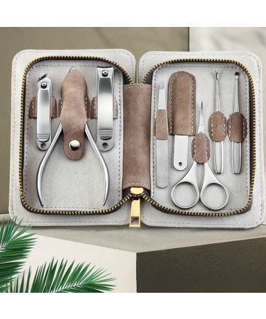 Manicure Kit Fingernail Clipper Kit Nail Clipper Set Gift 8-Piece Needle-Nose Pliers Stainless Steel Suitable for Men and Women Travel Home Nail Clippers Kit (Color : B) - Buy Online on GoSupps.com