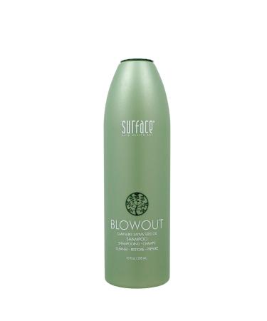 Surface Hair Blowout Shampoo for Women and Men Organic Conditioner and Heat Resistant Hair Style Protector with Babassu Oil 10 Fl Oz
