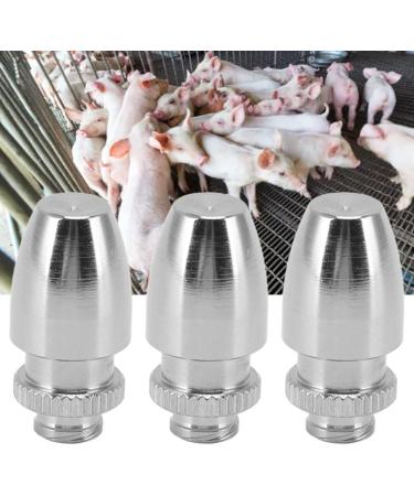 3Pcs Pig Drug Nasal Sprayer Stainless Steel Nose Medicine Sprinkler Dropper Effective Pig Medicine Feeder for Quick Relief Easy to Use Pig Drug Nasal Sprinkler - Buy Online on GoSupps.com