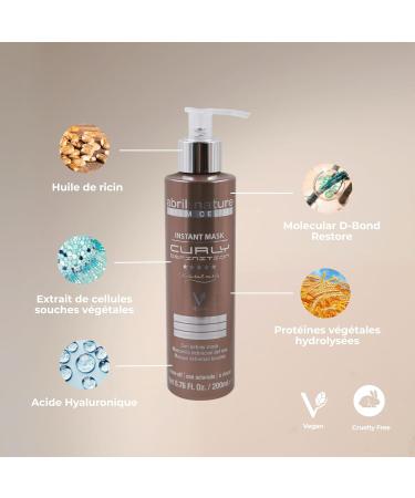 abril et nature - Masque Cheveux Boucl s Curly Definition Protection Chaleur Cheveux Masque Professionnel Hydratant D finition et R paration Apr s Shampoing Cheveux Boucl s 1000 ml 1 l (Lot de 1) - Buy Online on GoSupps.com