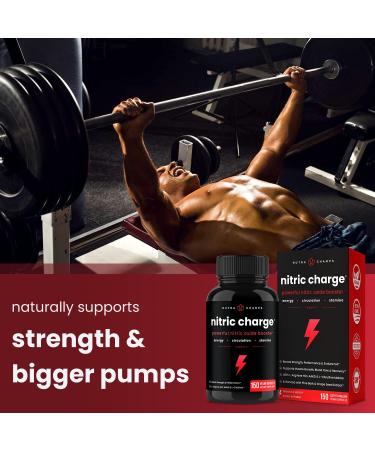 NutraChamps L-Arginine Capsules and Nitric Charge Capsules 2 Pack Bundle - Buy Online on GoSupps.com