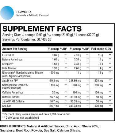 HD MUSCLE PreHD Variant 001 Pre-Workout Powder | Nick Walker Signature Series | High Stim All In One PreWorkout | L-Citrulline Creapure Creatine Beta Alanine Caffeine | 60 Servings (Flavor X) Flavor X 60 Servings - Buy Online on GoSupps.com