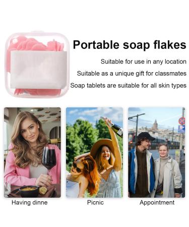 XPEX 8 Boxes of Portable Paper Soap Leaves - Ideal for Travel Camping Hiking | Mini Soap Flakes for On-the-Go Hygiene - Buy Online on GoSupps.com