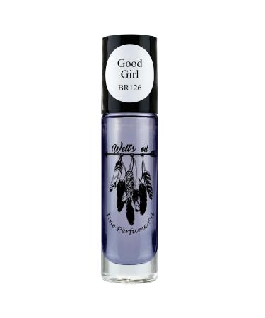 Well's Oil Roll-On Perfume Oil (Inspired by Good Girl) | Fruity Floral & Vanilla Notes | Long-Lasting | Paraben-Free | 0.33 Fl Oz / 10 ml 126. Good Girl
