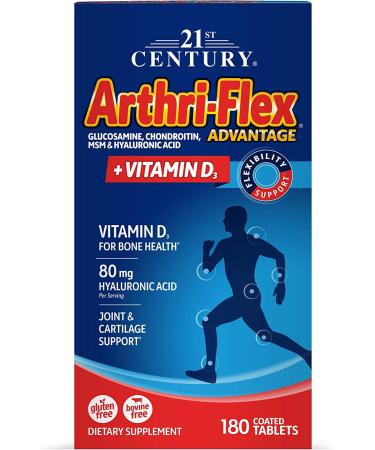 21st Century Arthri-Flex Advantage + Vitamin D3 - 180 Coated Tablets for Joint Health - Buy Online on GoSupps.com