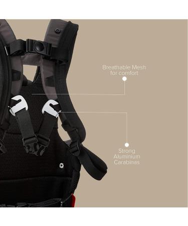 Diono Carus Essentials 3-in-1 Baby Carrier | Front & Back Carry | Newborn to Toddler | Up to 33 lb | Easy & Comfortable | Gray - Buy Online on GoSupps.com