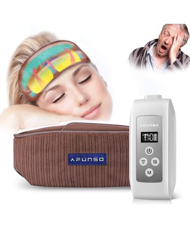 Head massager-Afunso electrical anti-migraine massage device for relaxation of head through thermal decompression head massage device promotion of sleep stress reduction promote the blood circulation medium-1