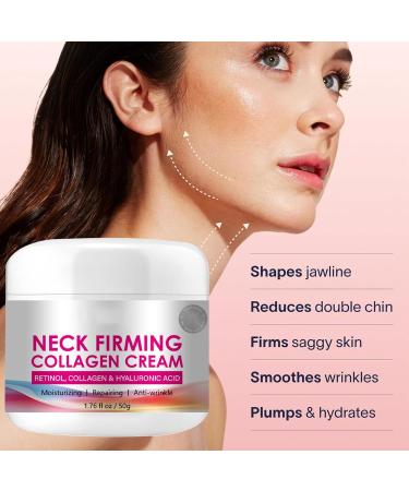 Neck and D collet Firming Cream with Peptides and Retinol 50 mL - Anti-Wrinkle Neck for Women Anti Aging Neck Cream - Neck Sagging Cream (1PC) - Buy Online on GoSupps.com