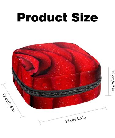 Womens Bonds Storage Pockets Stillpad Holder - Rose Print Portable Period Kit | Feminine Product Bag for Women & Girls - Buy Online on GoSupps.com