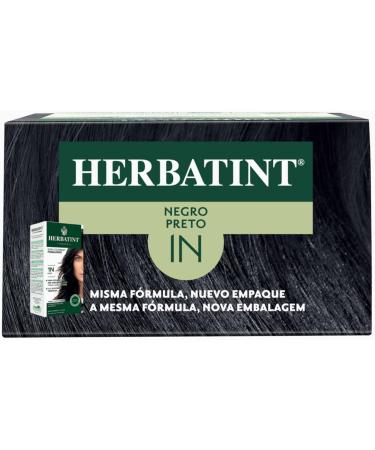  Herbatint Herbatint Permanent Hair Colour Gel 1N Black 170 ml Ammonia Free 100% Grey Coverage for Sensitive Skin with 8 Organic Natural Extracts - Buy Online on GoSupps.com