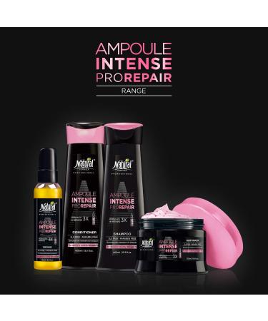 Natural Formula Ampoule Intense Hair Conditioner - Professional Repair & Nourish Treatment with Natural Oils - Paraben Free - 13.5 Fl Oz - Buy Online on GoSupps.com