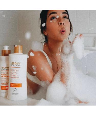RAW SUGAR Raw Coconut + Mango Body Wash - Moisturizing & Soothing Bath Gel (3 Pack) - Buy Online on GoSupps.com