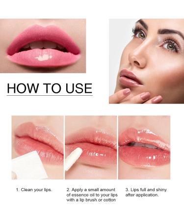 Vitamin E Lip Plumping Serum | Hyaluronic Lip Plumper for Instant Hydration & Wrinkle Relief (5pcs) - Buy Online on GoSupps.com
