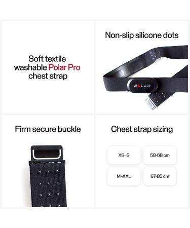 Polar H10 Heart Rate Monitor Chest Strap - Waterproof HR Sensor for Men and Women - Black - Buy Online on GoSupps.com