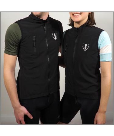 DACHS Ultralight Cycling Gilet | Breathable Water-Repellent Reflective Vest for Men | Lightweight Cycling Gear RG01/H XS - Buy Online on GoSupps.com