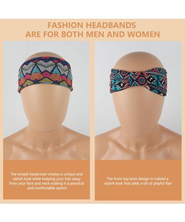 Women's Kerchief Headband for Women's Sports Yoga Bandana for Hair Accessories(4 pieces) (Multi-color 2) - Buy Online on GoSupps.com