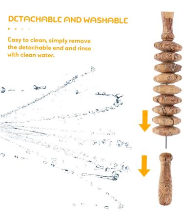 Minkissy 4-Piece Wooden Massage Tool Set - Portable Body Roller & Unicorn Headband for Fitness & Relaxation - Buy Online on GoSupps.com