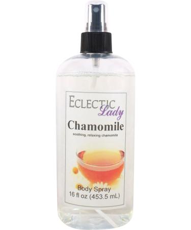 Chamomile Body Spray (Double Strength) 16 ounces Body Mist for Women with Clean Light & Gentle Fragrance Long Lasting Perfume with Comforting Scent for Men & Women Cologne with Soft Subtle Aroma 16 Fluid Ounces (Double Strength)