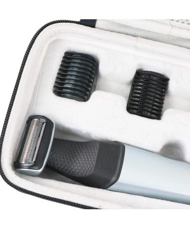 KHANKA HART PACK CASE for Philips Bodygroom BG5020/BG3015/BG3010/BG7025 Series 7000 5000 3000 | Hair Removal Accessory in Black & White - International Shipping Available - Buy Online on GoSupps.com