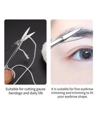 Professional Facial Hair Grooming Scissors - Eyebrow Nose Mustache & Beard Trimming Kit - Stainless Steel Clippers for Men & Women - Buy Online on GoSupps.com