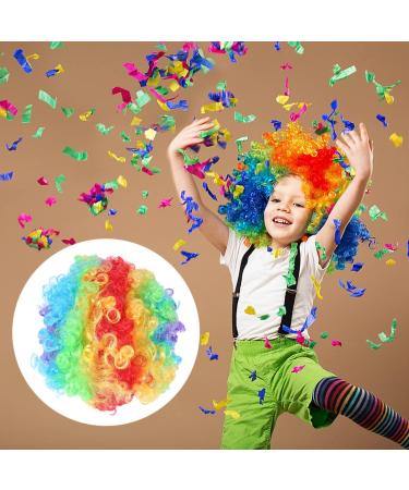 LALAFINA Halloween Costume Cosplay Accessories Jester Costume 1Pc Funny Stylish Masquerade Clown Party Prop Hair Performance for Fans Costume Cosplay Wig - Buy Online on GoSupps.com